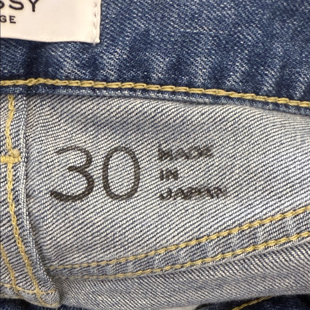Moussy Vintage Cardeno Flare High-Rise Jeans Size 30 - Picture 9 of 10